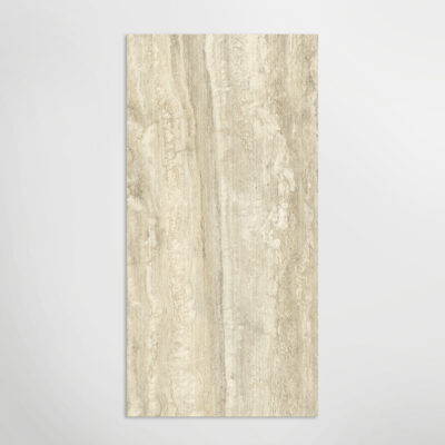 LAPICIDA Tivoli Ribcut Beige textured porcelain tile for wall and floor