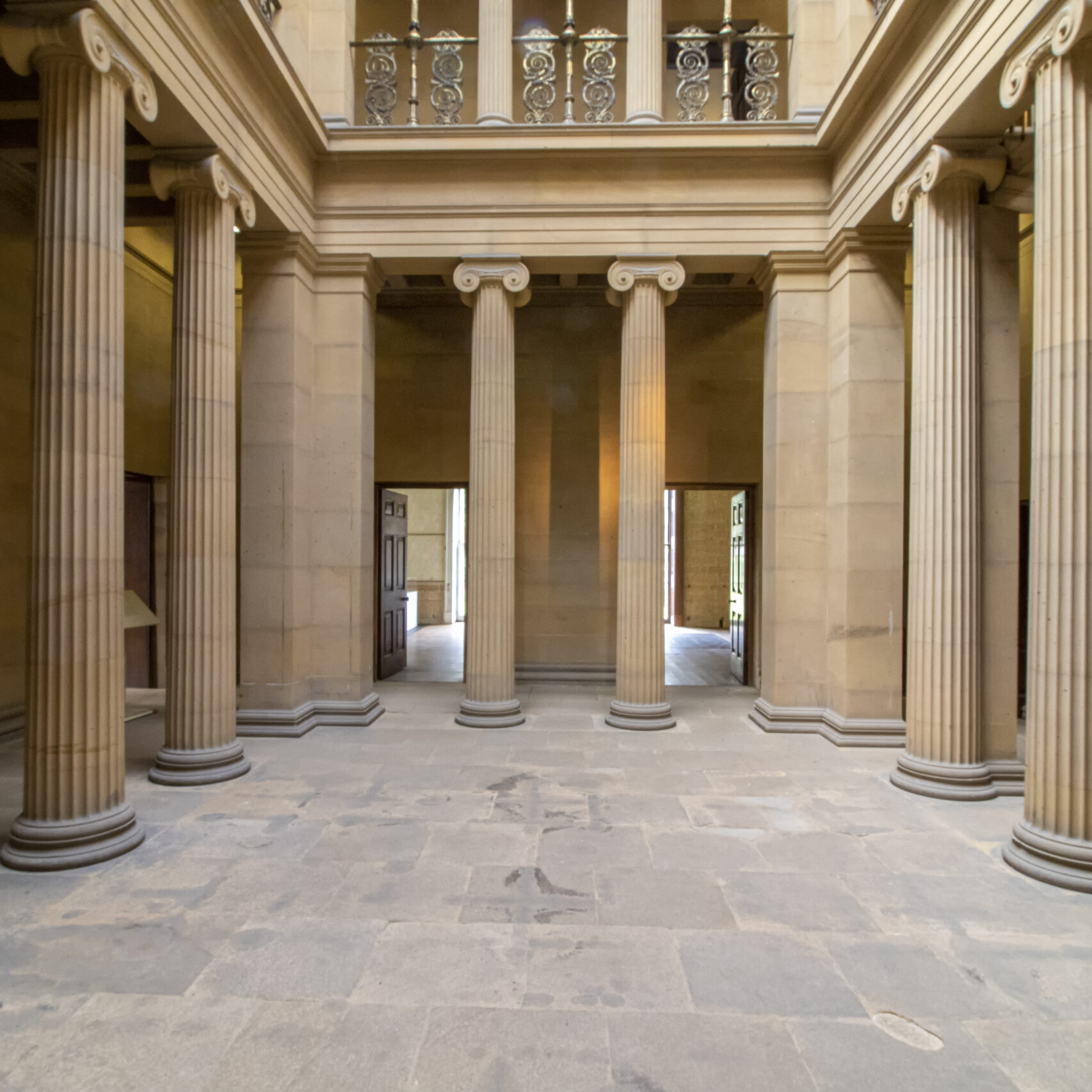 Belsay Hall, Northumberland - inspiration for Lapicida stone flooring © English Heritage