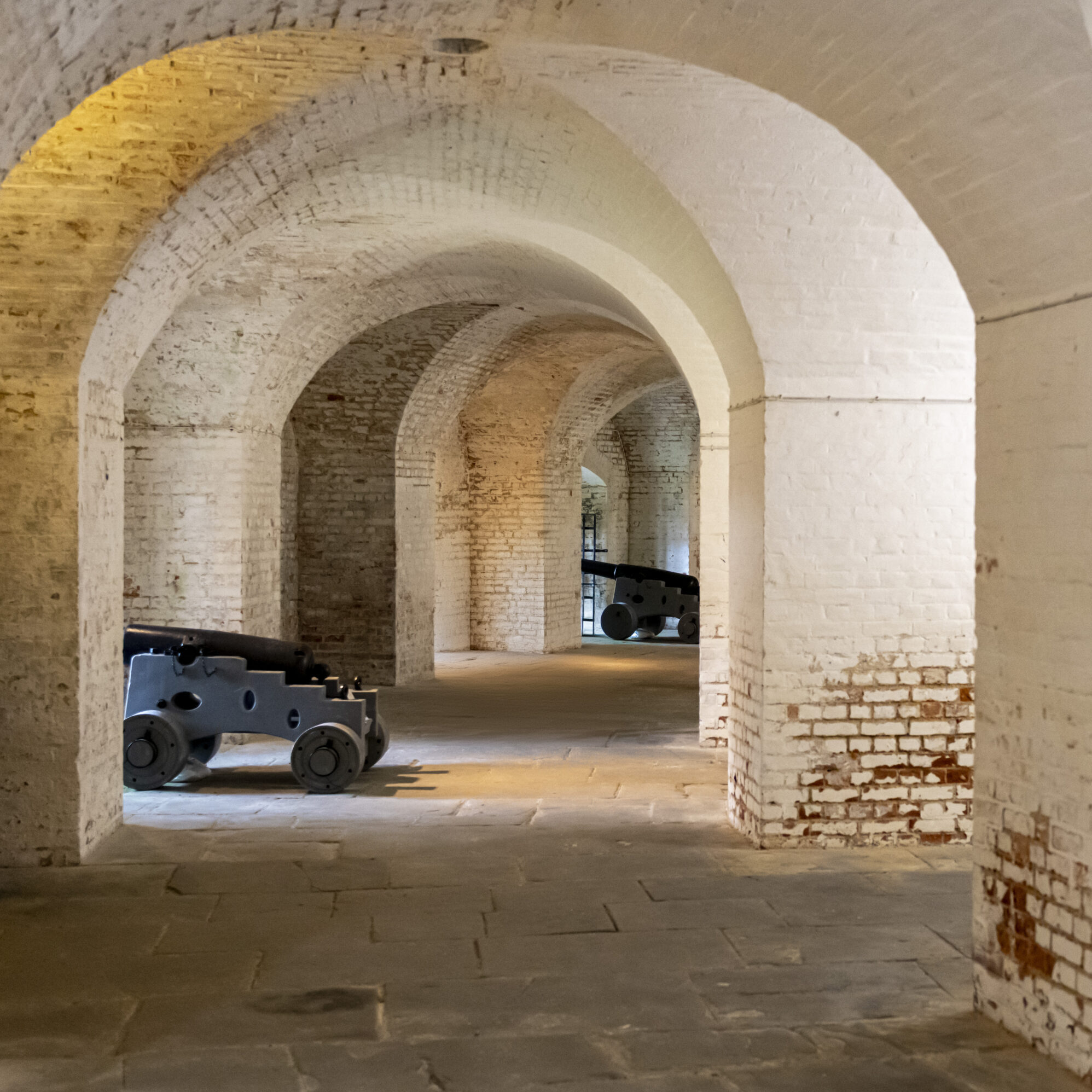 Fort Brockhurst, Hampshire - inspiration for Lapicida stone flooring © English Heritage