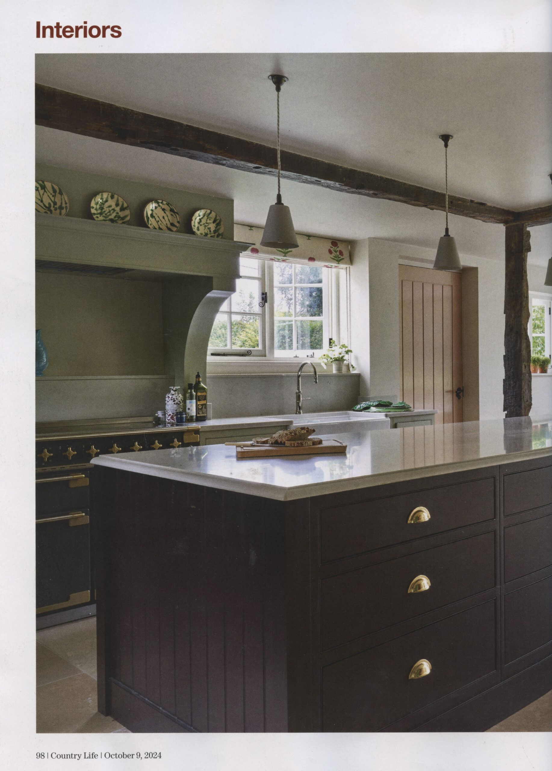 Country Life featuring Lapicida Corus floor in Giles Kime kitchen