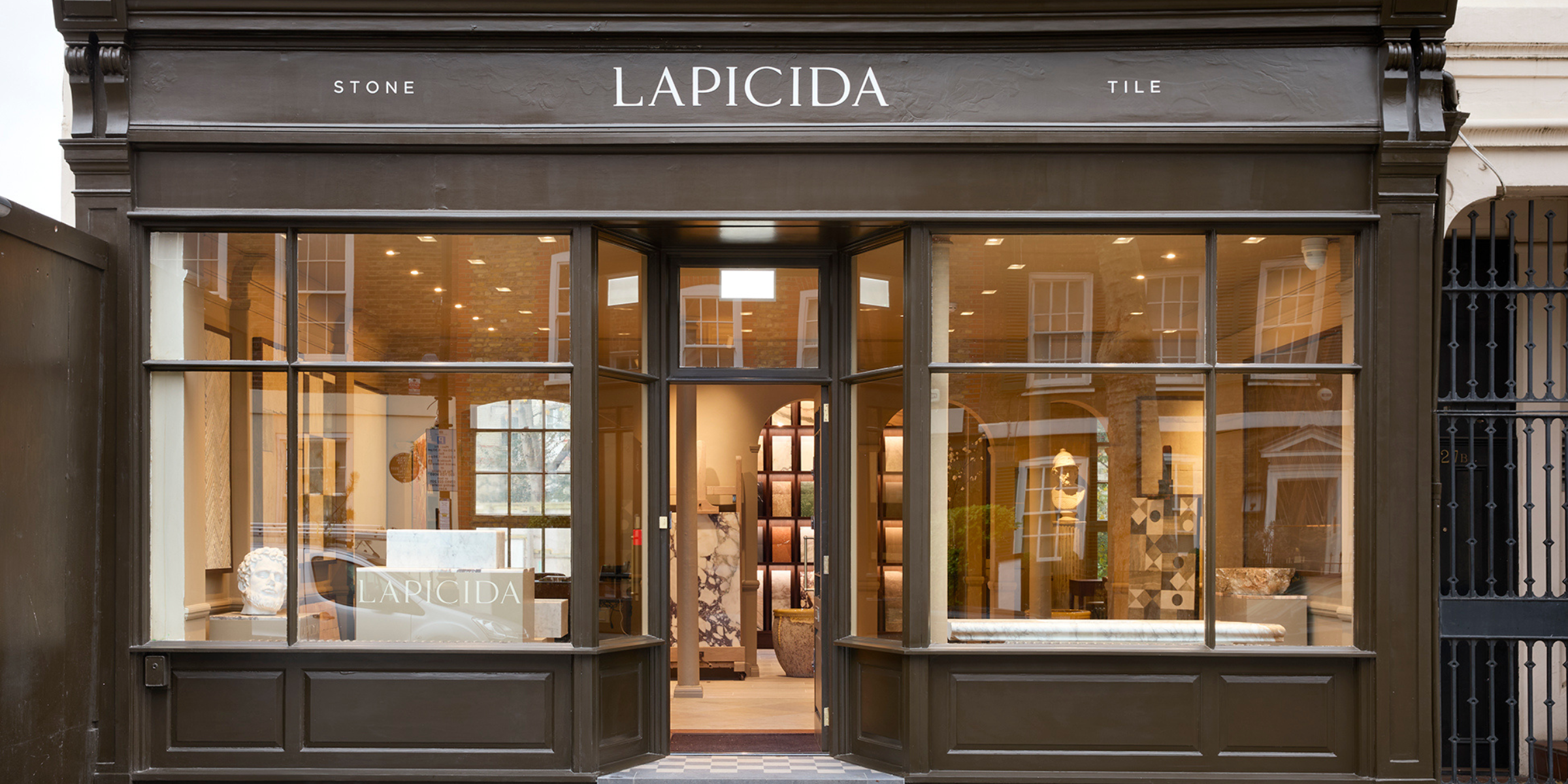 Lapicida opens new Belgravia London showroom in Ebury Street, off Pimlico Road in London interior design district