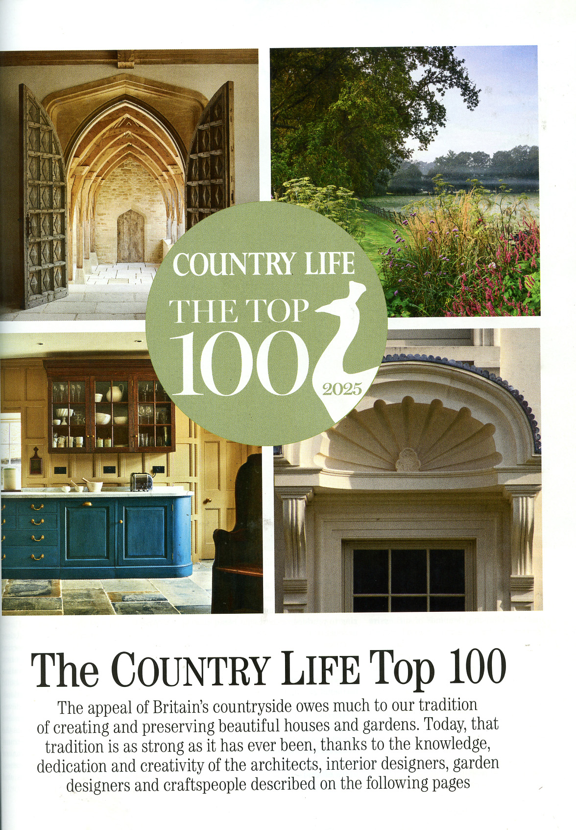 Lapicida marble and stone included in Country Life Top 100, 12 March 2025